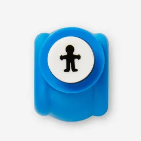 Blue paper craft puncher