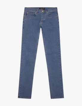 Blue Stretch-Denim Slim Jeans