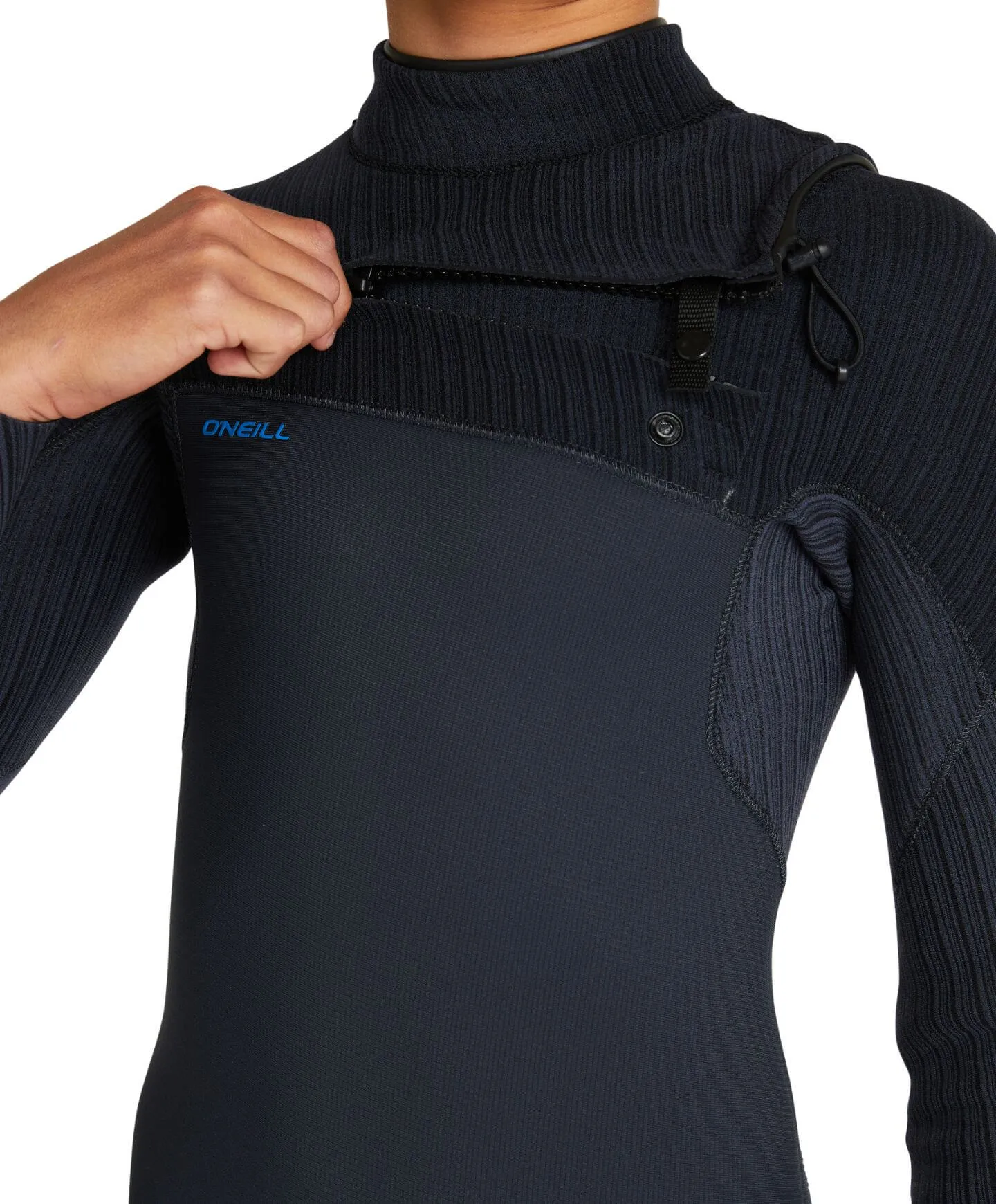 Boy's HyperFreak 4/3  Steamer Chest Zip Wetsuit - Gunmetal