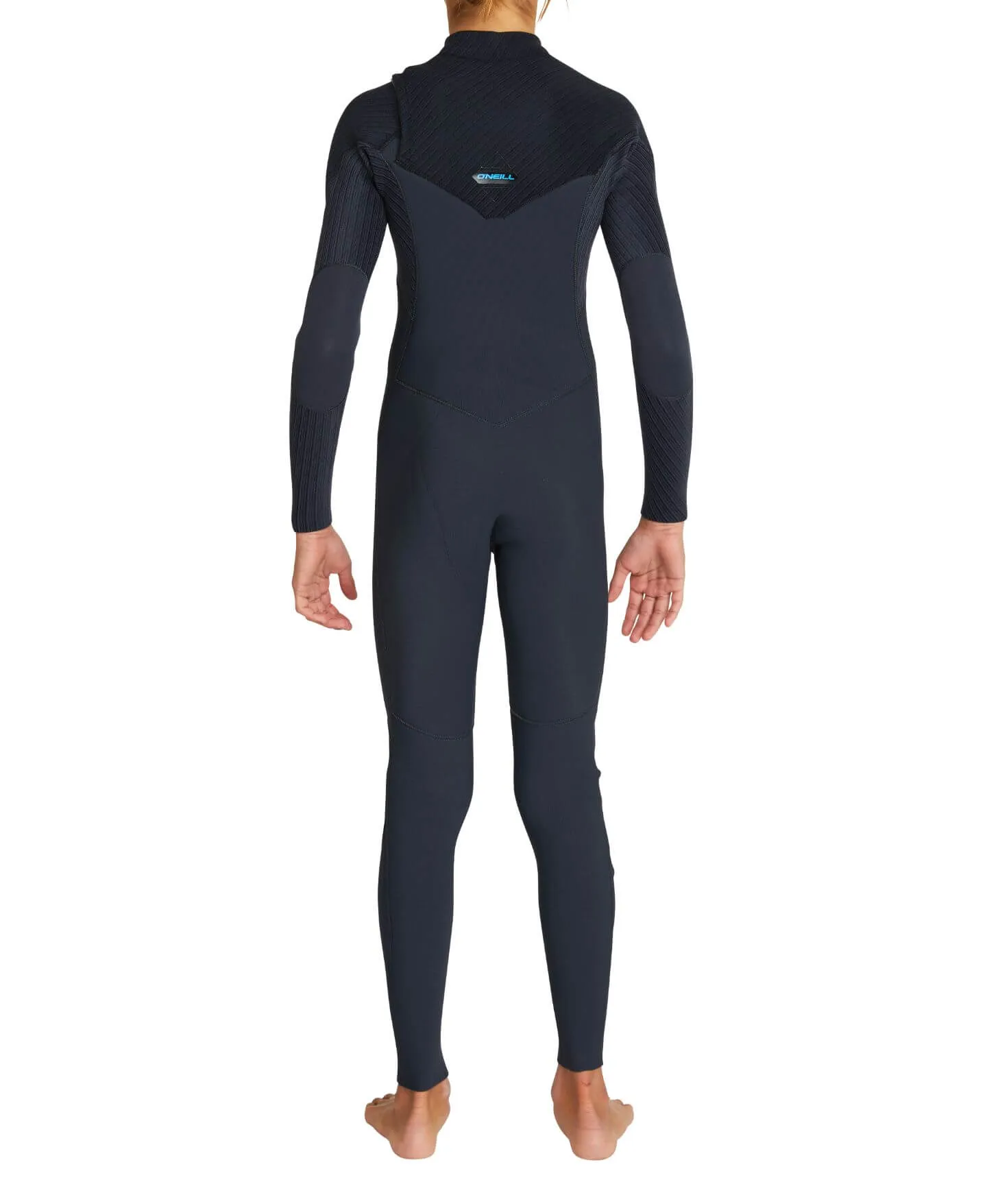 Boy's HyperFreak 4/3  Steamer Chest Zip Wetsuit - Gunmetal