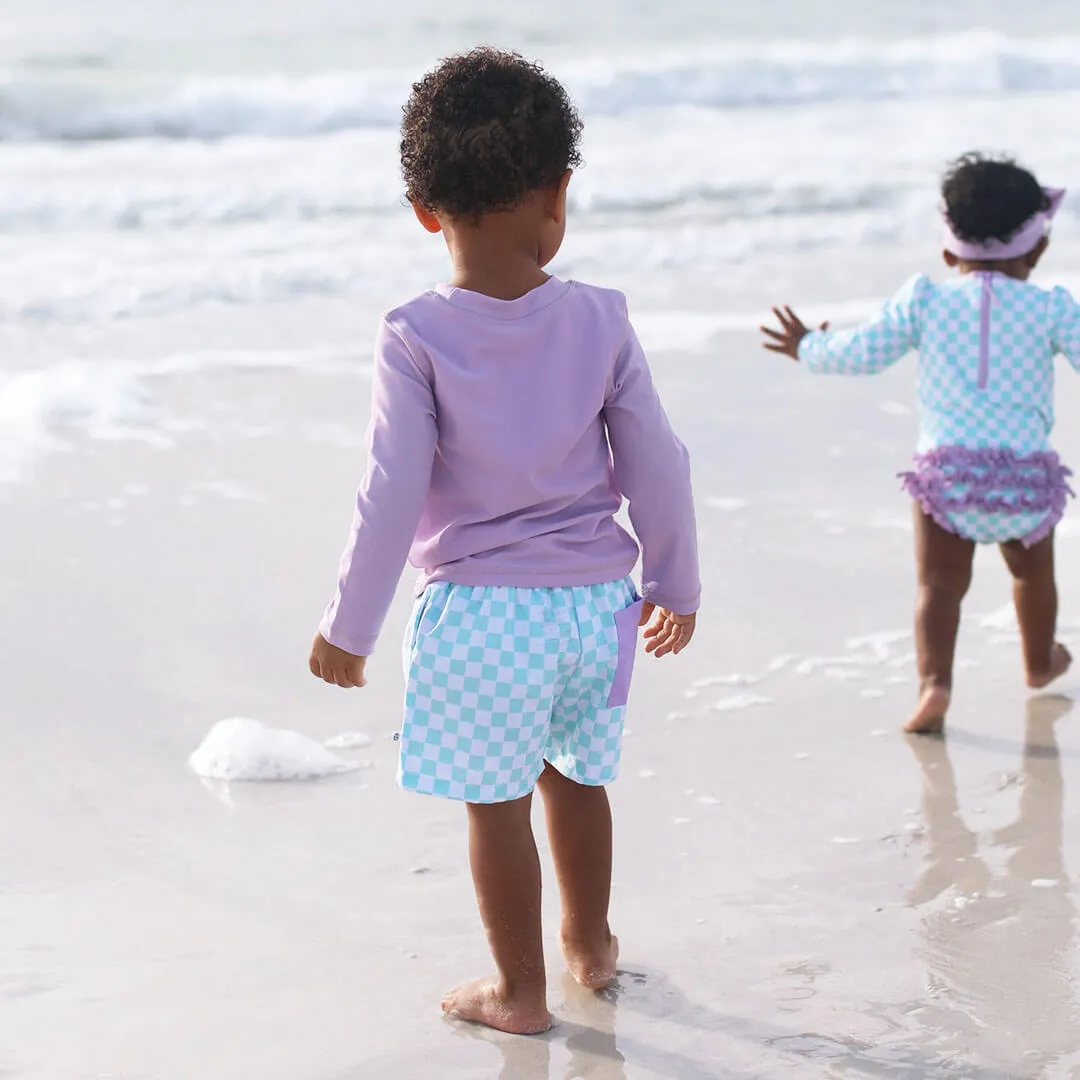 Boy's Swim Trunks | All Checked Out