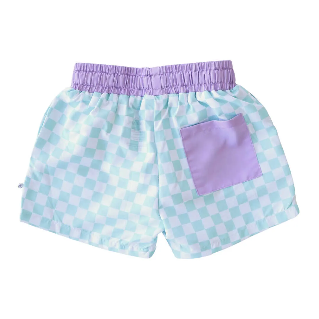 Boy's Swim Trunks | All Checked Out