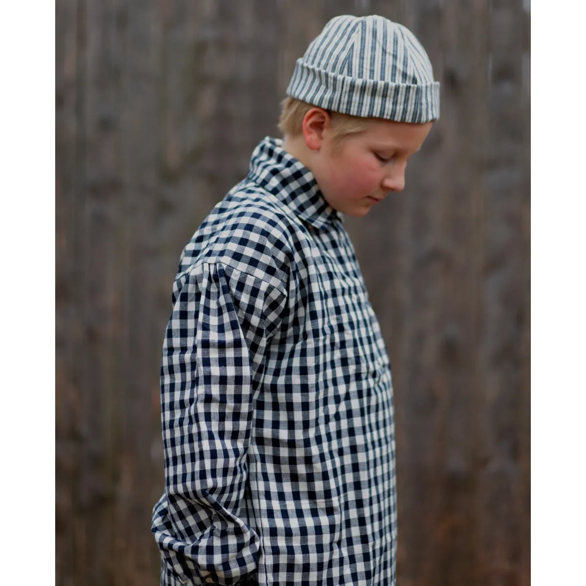 Boys' Workshirt Blue Checked