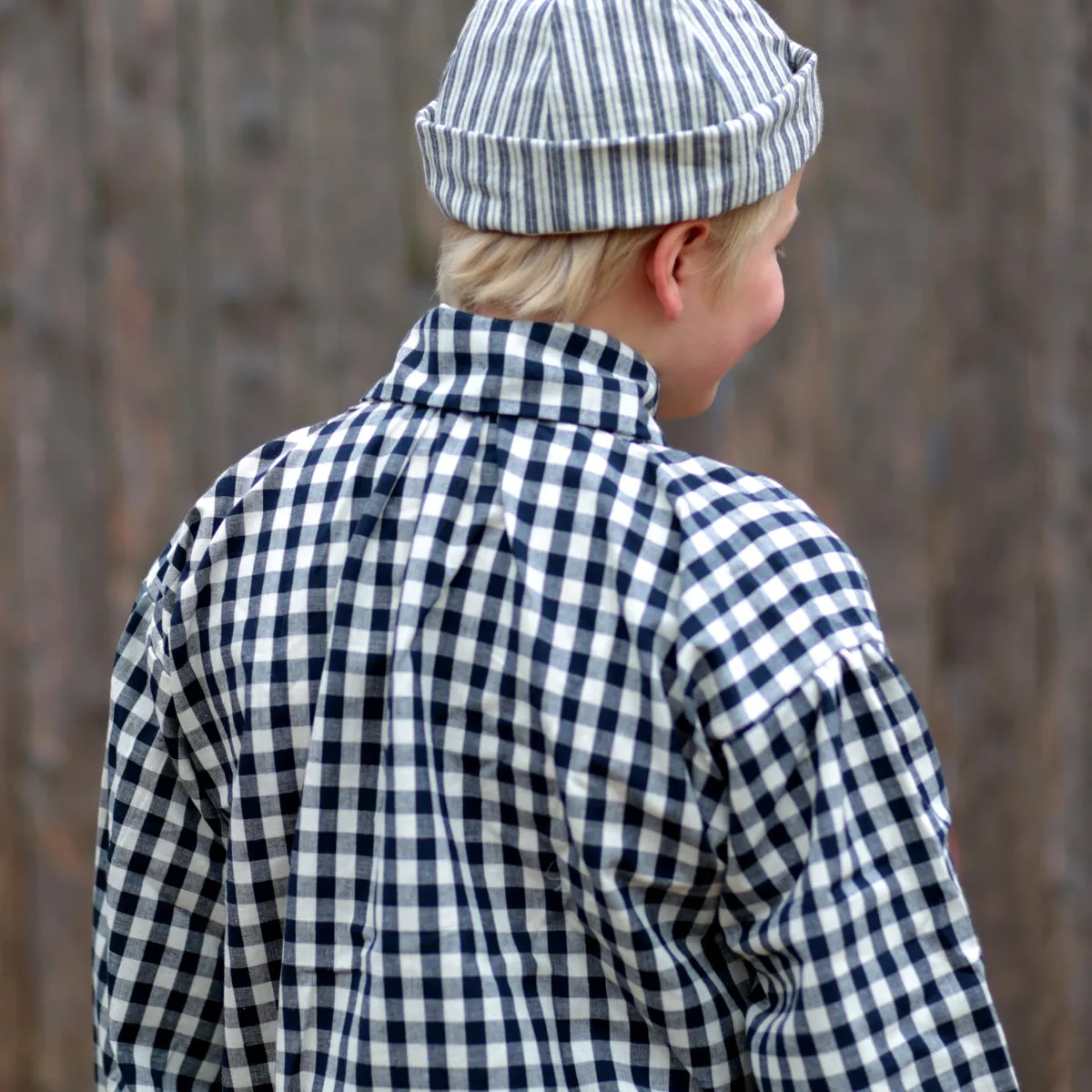 Boys' Workshirt Blue Checked