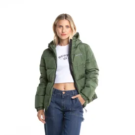 Campera Abrigo Rusty Stella Puffer Coat Ld* Army