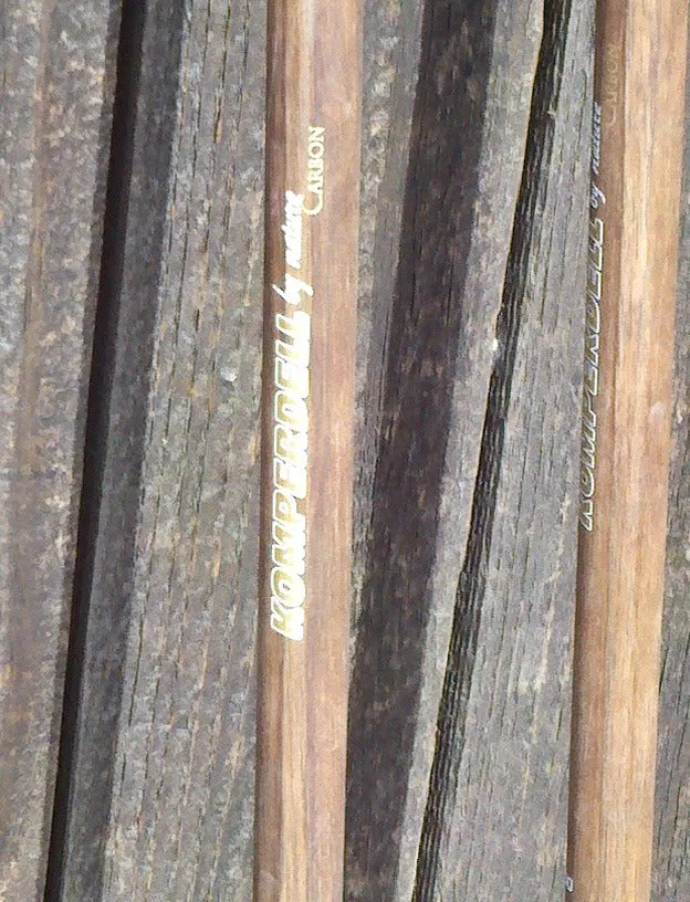Carbon Fiber - Bamboo Ski Poles - NEW
