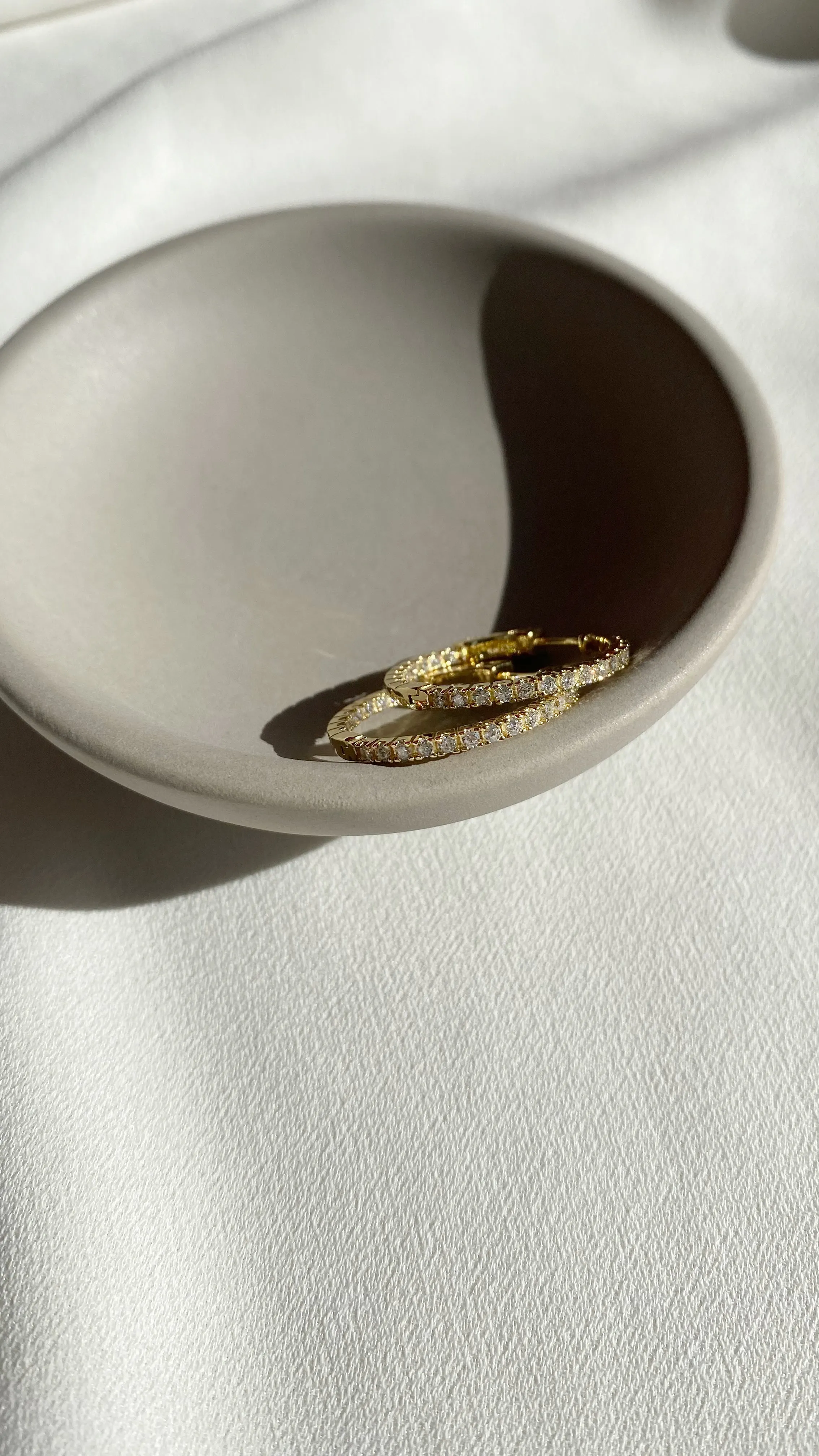 Cassia Small Hoops 18K Gold Vermeil