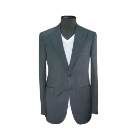 CHARCOAL HERRINGBONE IN WOOL