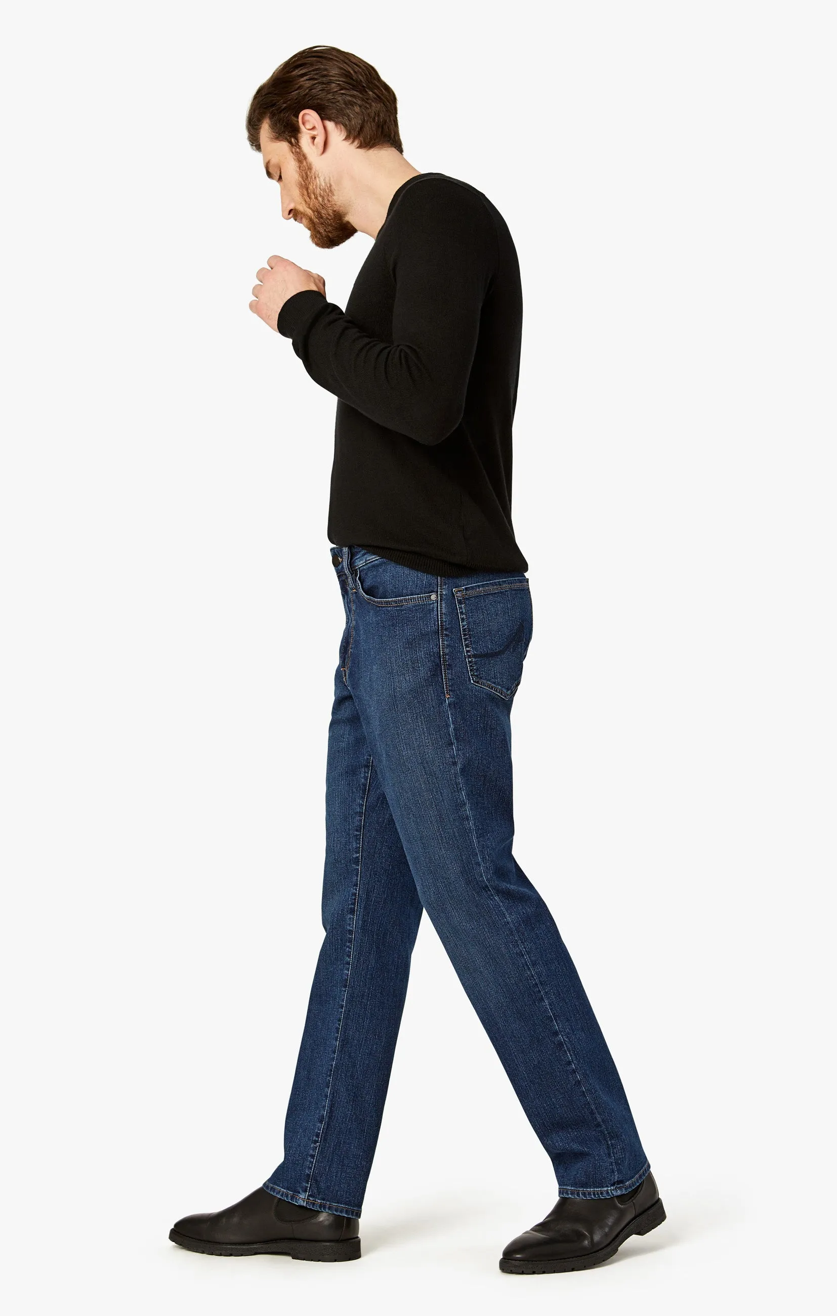 Charisma Relaxed Straight Jeans In Mid Comfort