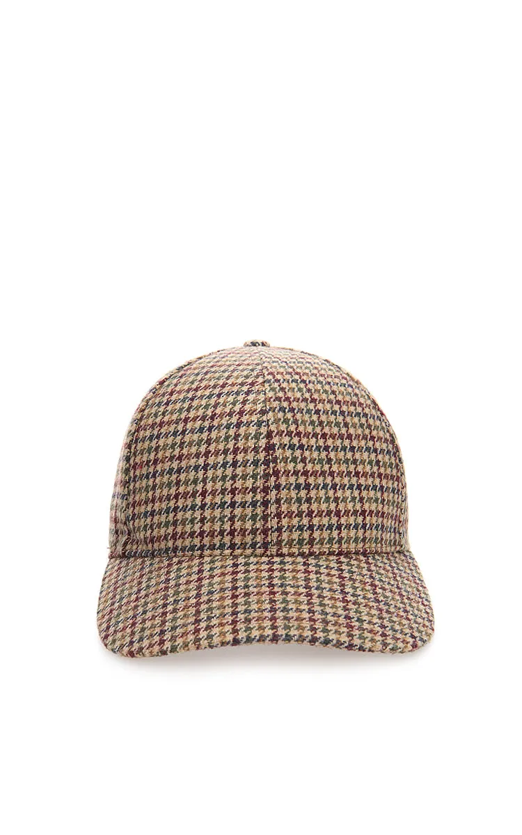Checked Cap