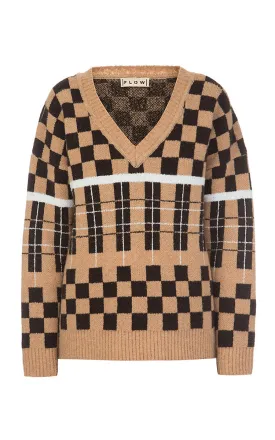 Checked Sweater