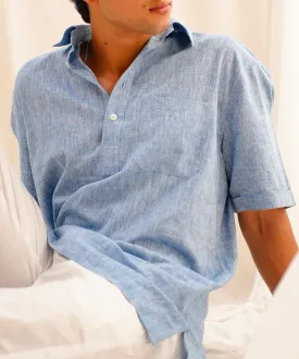 Classic Carolina Blue Linen