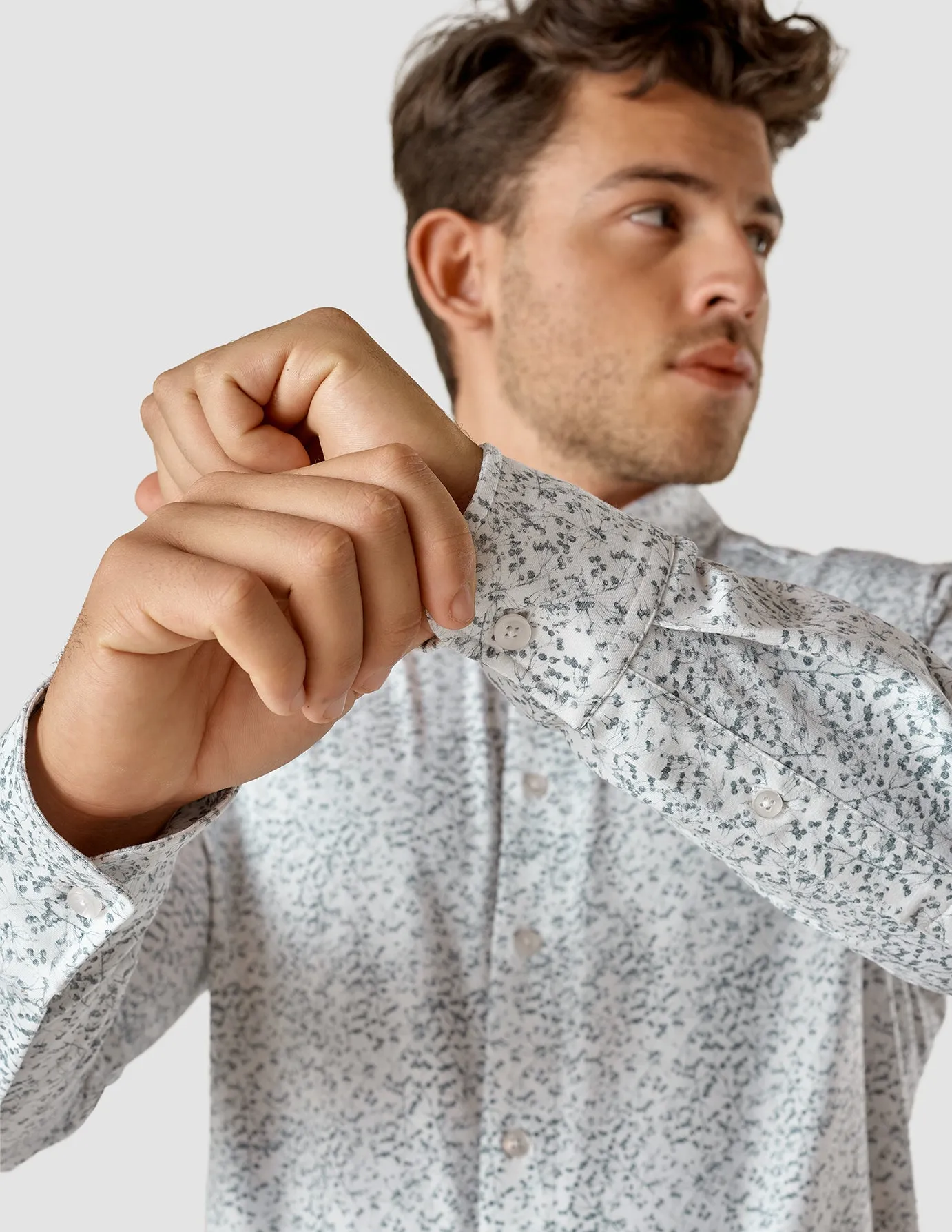 Classic Shirt Blue Elderflower Slim
