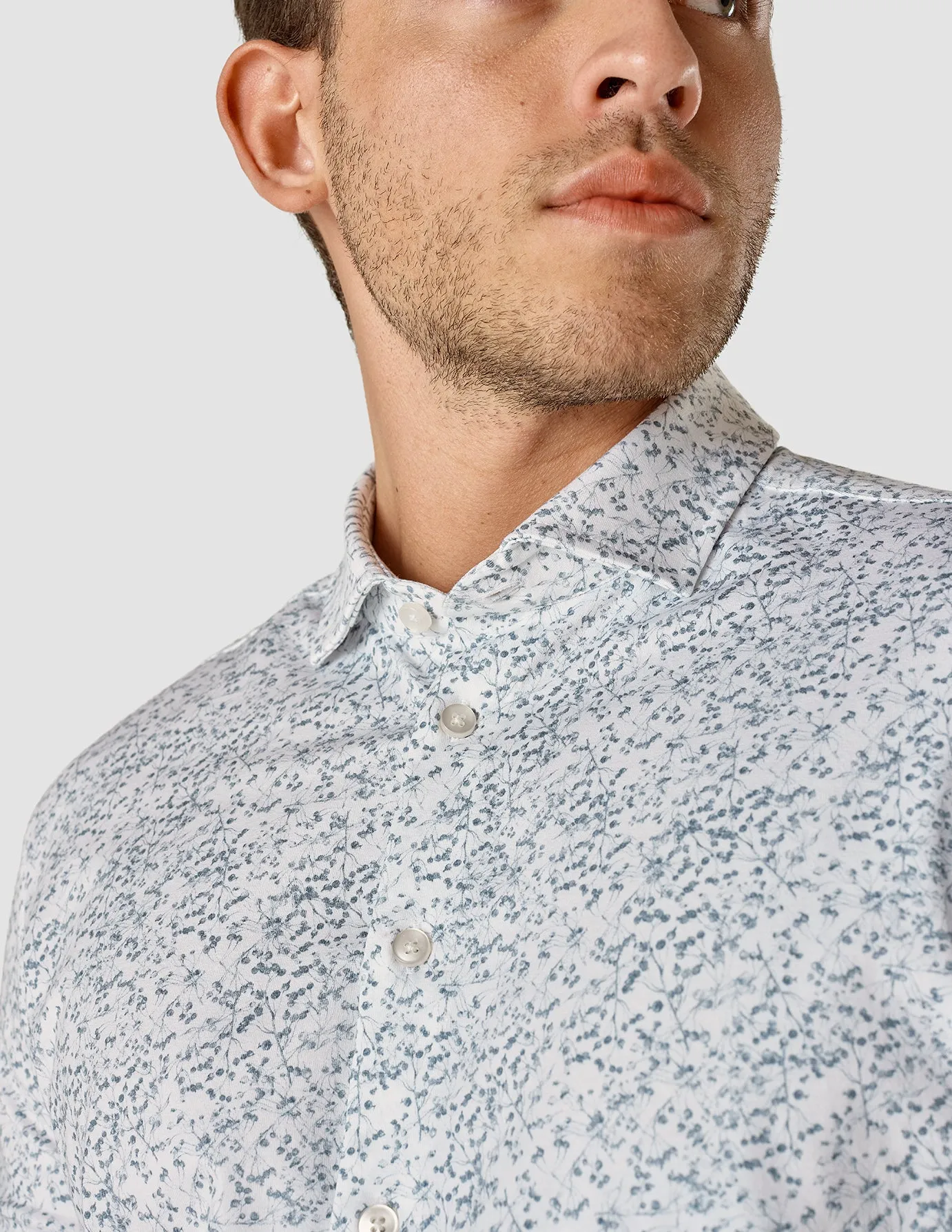Classic Shirt Blue Elderflower Slim