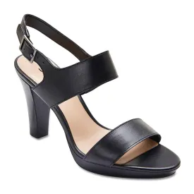 Coco Heel in Black Leather