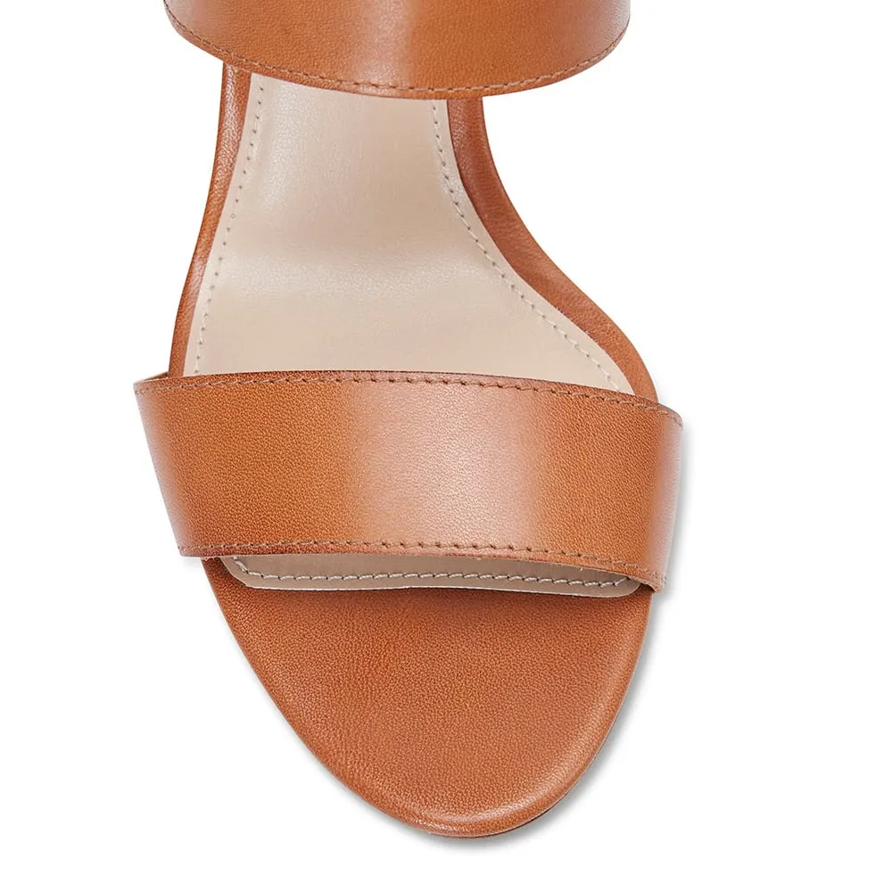 Coco Heel in Cognac Leather