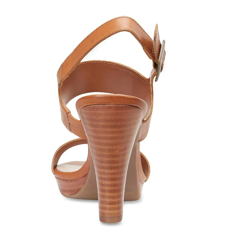 Coco Heel in Cognac Leather
