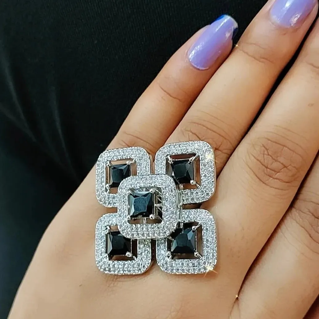 Cora Cocktail Adjustable Ring