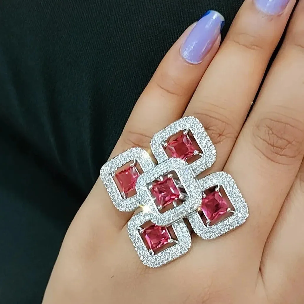 Cora Cocktail Adjustable Ring