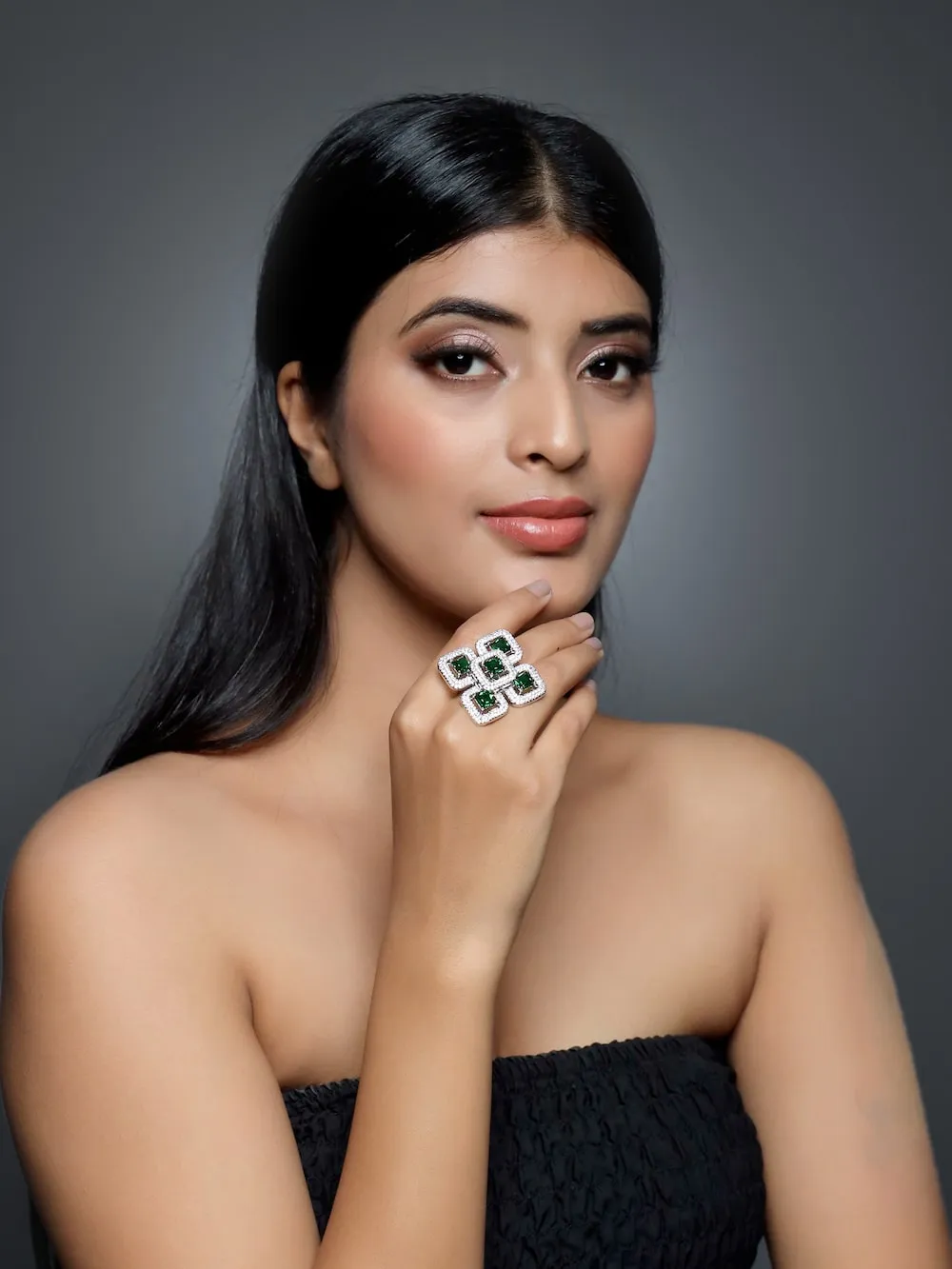 Cora Cocktail Adjustable Ring