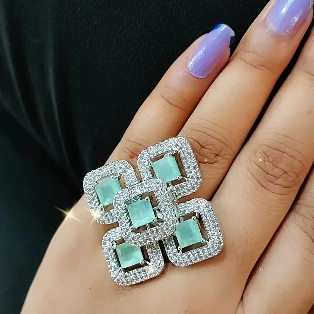 Cora Cocktail Adjustable Ring