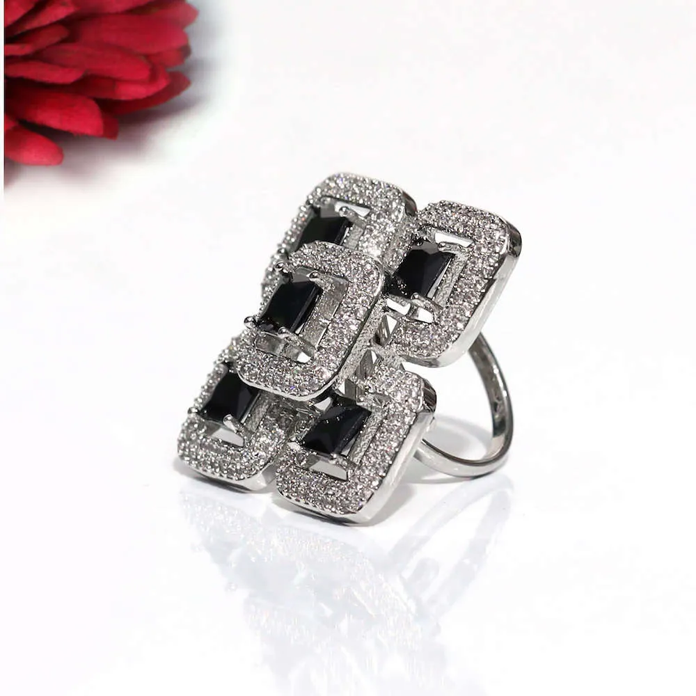 Cora Cocktail Adjustable Ring