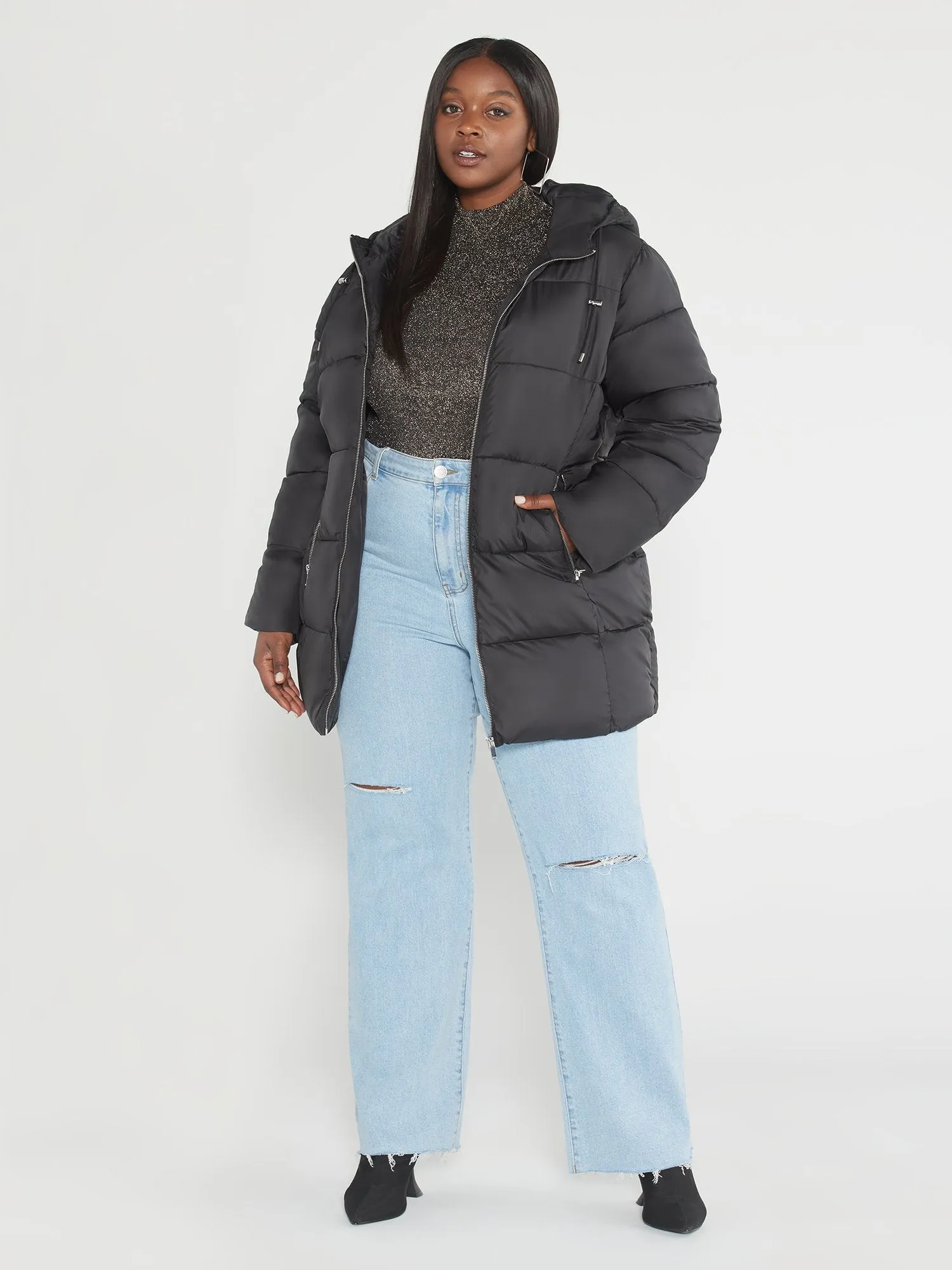 Corinne Hooded Puffer Coat