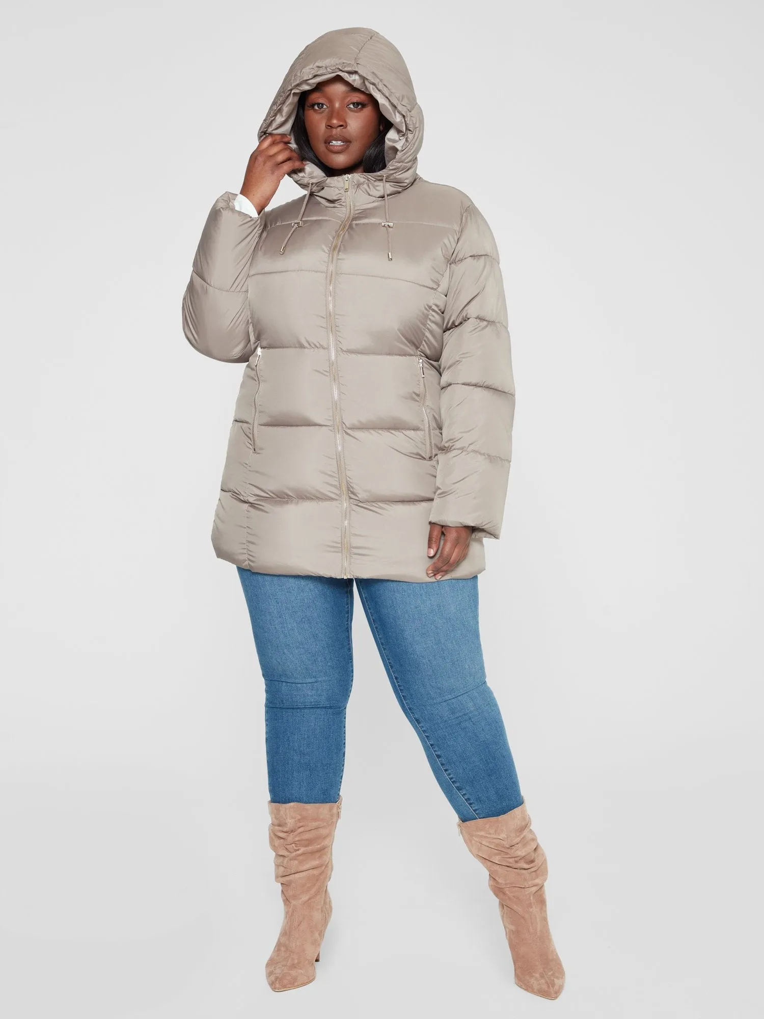 Corinne Hooded Puffer Coat