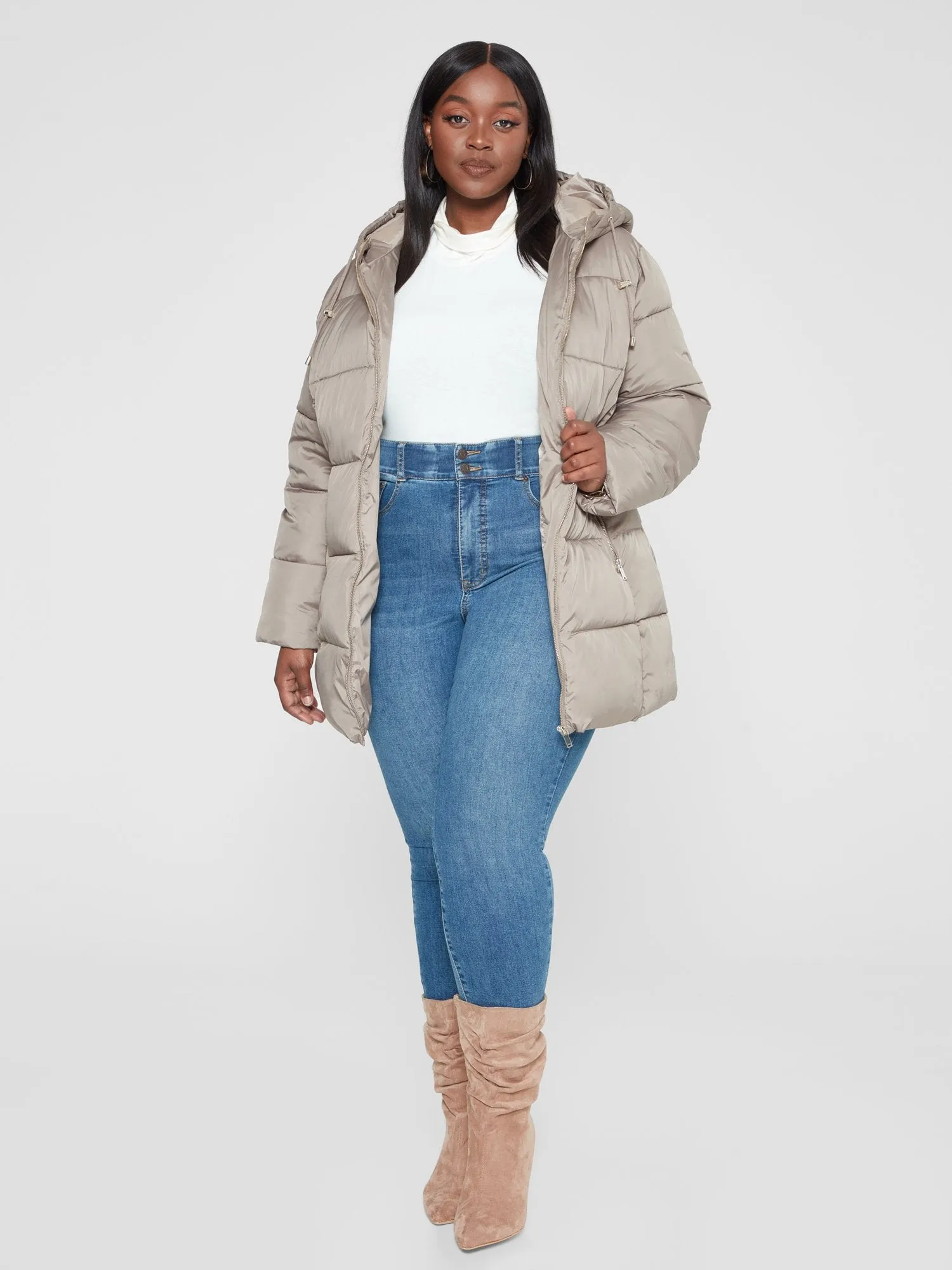 Corinne Hooded Puffer Coat
