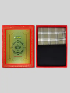 Cotton Checked Shirting & Suiting Gift Box Combo RY56