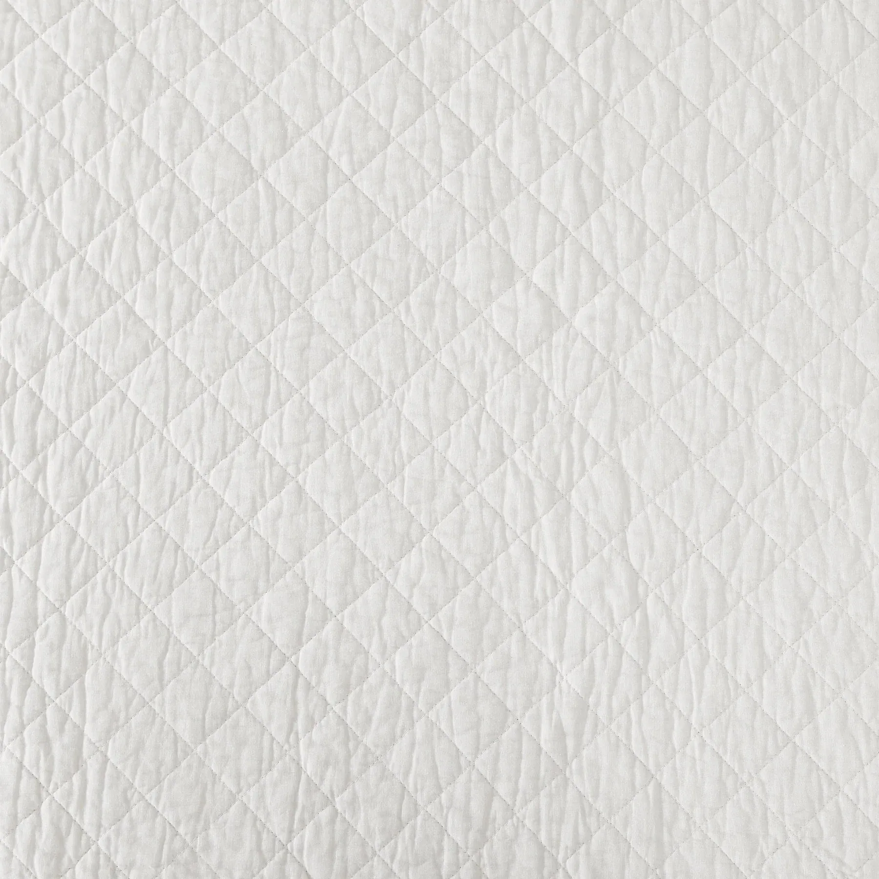 Cotton Comfort White Quilt Set