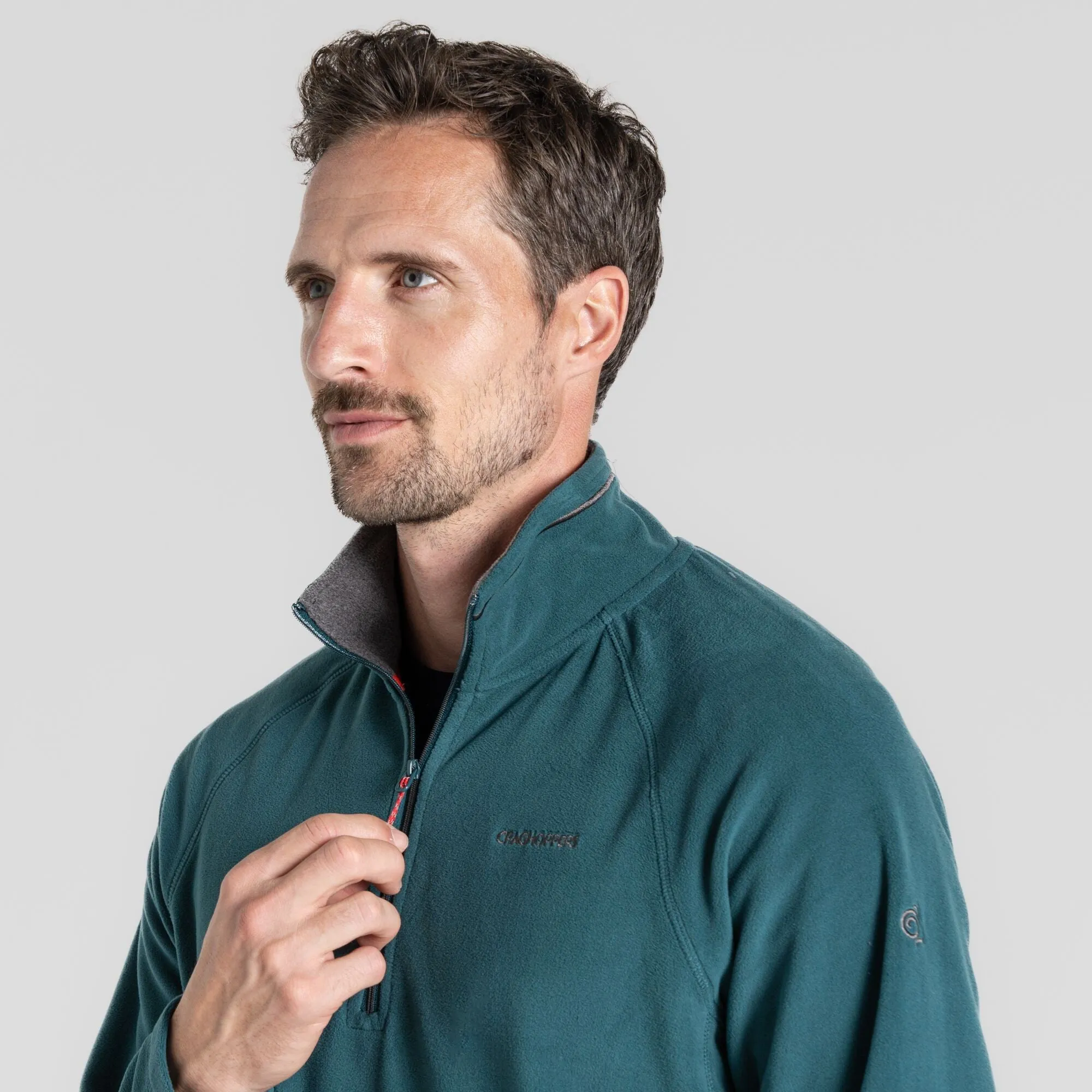 Craghoppers Mens Corey Half-Zip Fleece-OCEAN DEEP