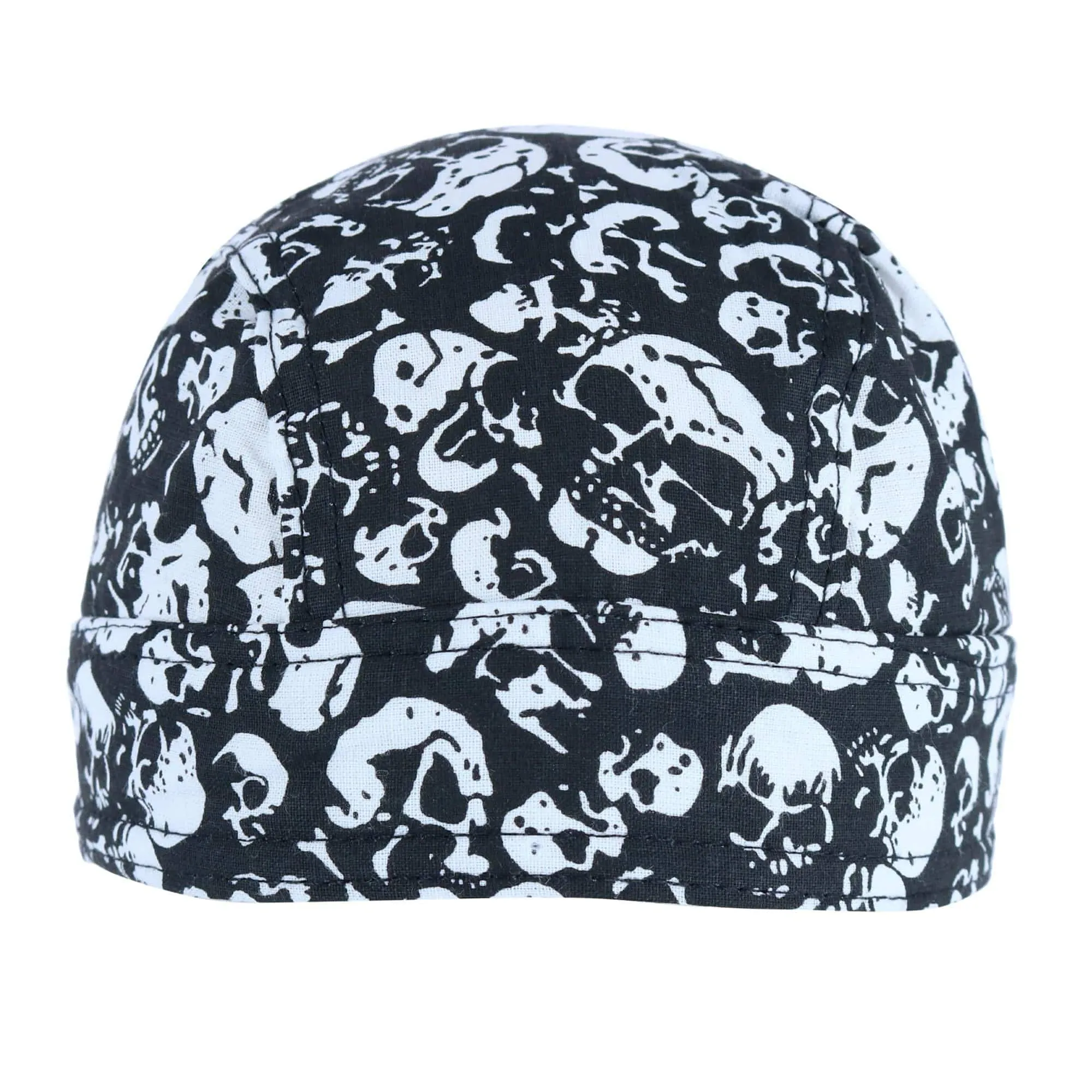 CTM® Cotton Premium Lined Skull Print Do Rag