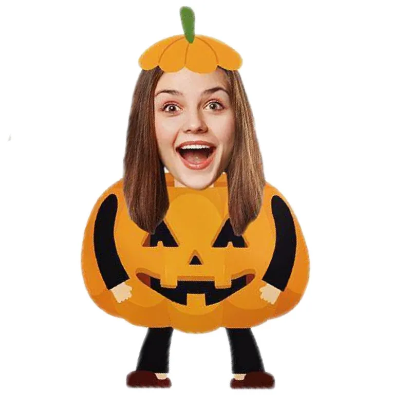 Custom Face Tattoo Happy Halloween Pumpkin Tattoo 15 Tats