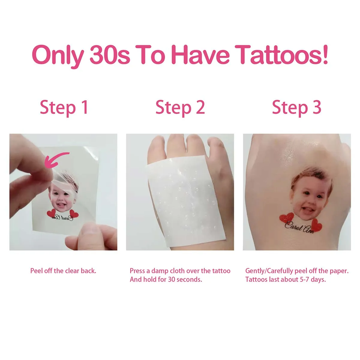 Custom Face Tattoo Happy Halloween Vampire Tattoo 15 Tats