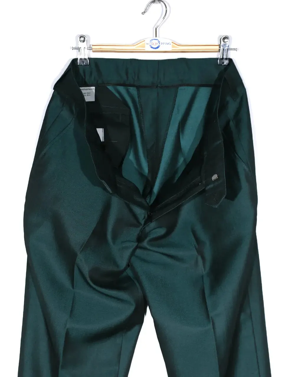 Deep Teal and Black Two Tone Suit