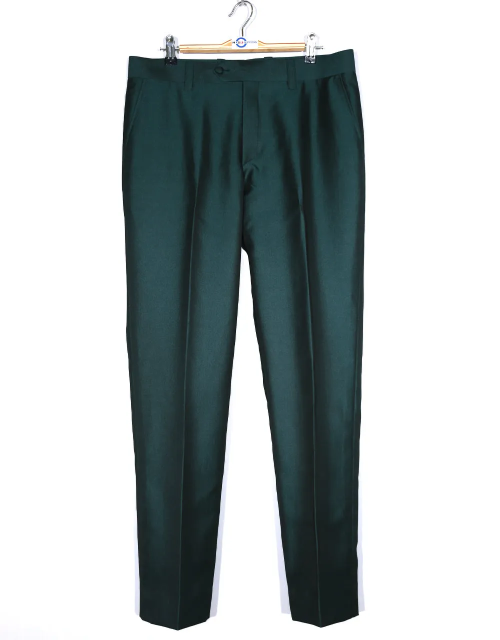 Deep Teal and Black Two Tone Suit