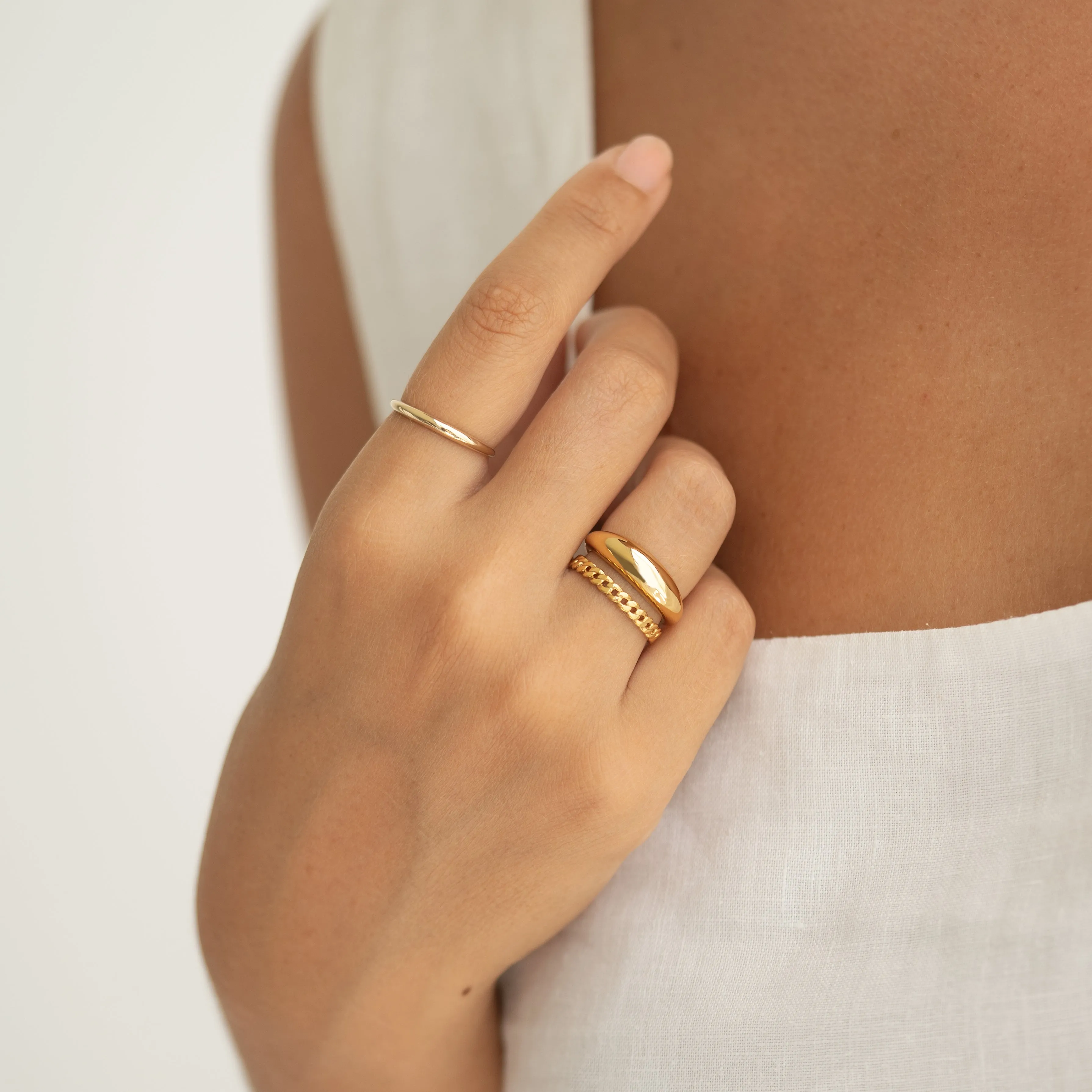 Arielle Elegant Dome-Shaped Statement Ring