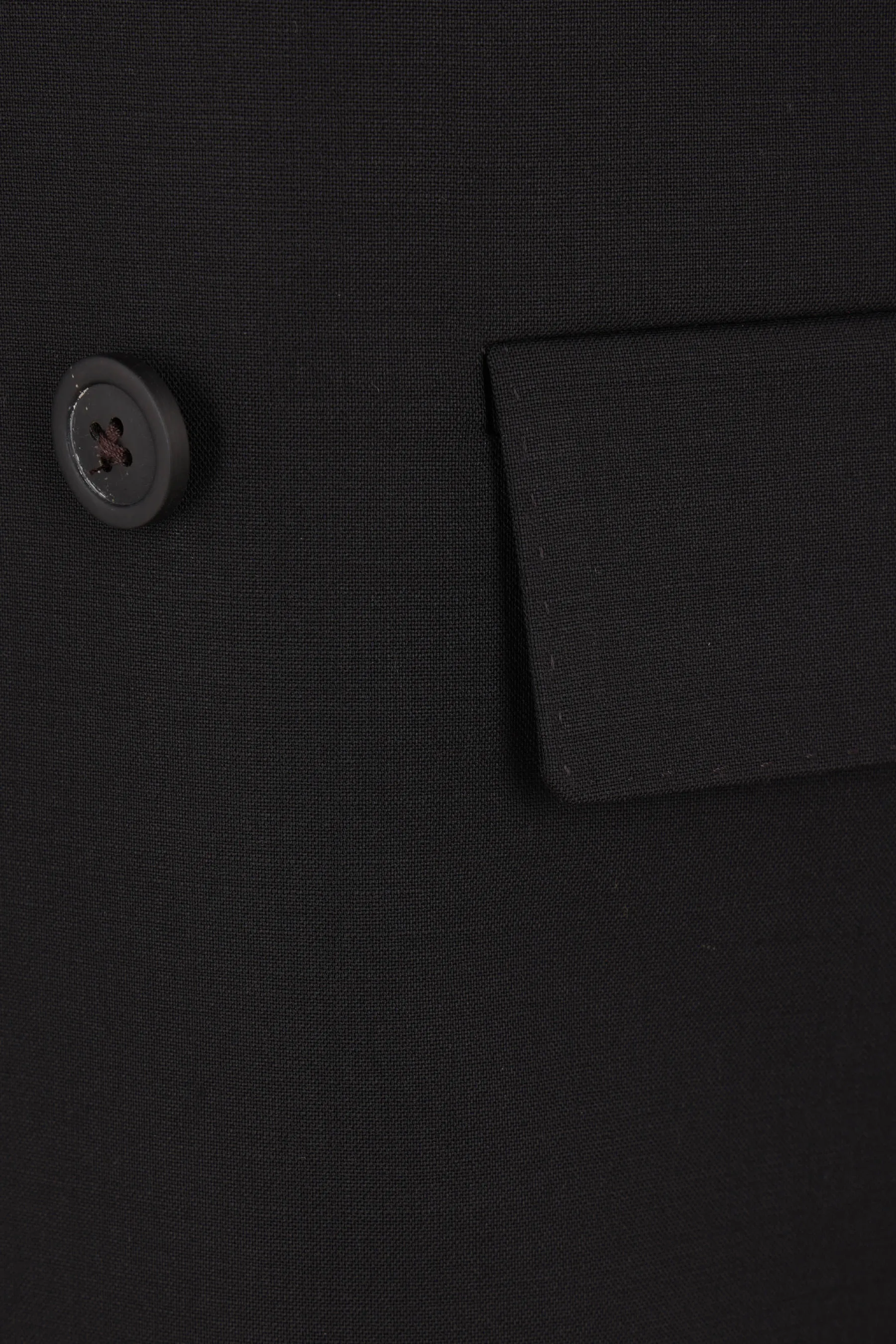 double-breasted stretch wool jacket