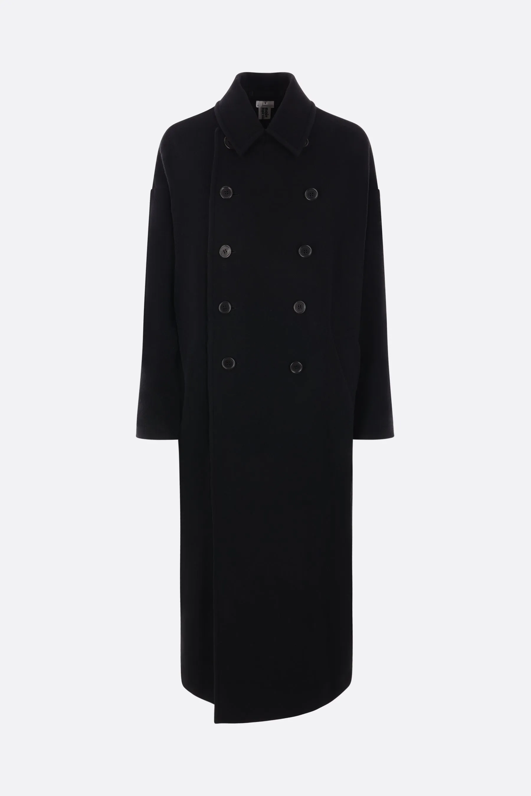 double-breasted wool coat