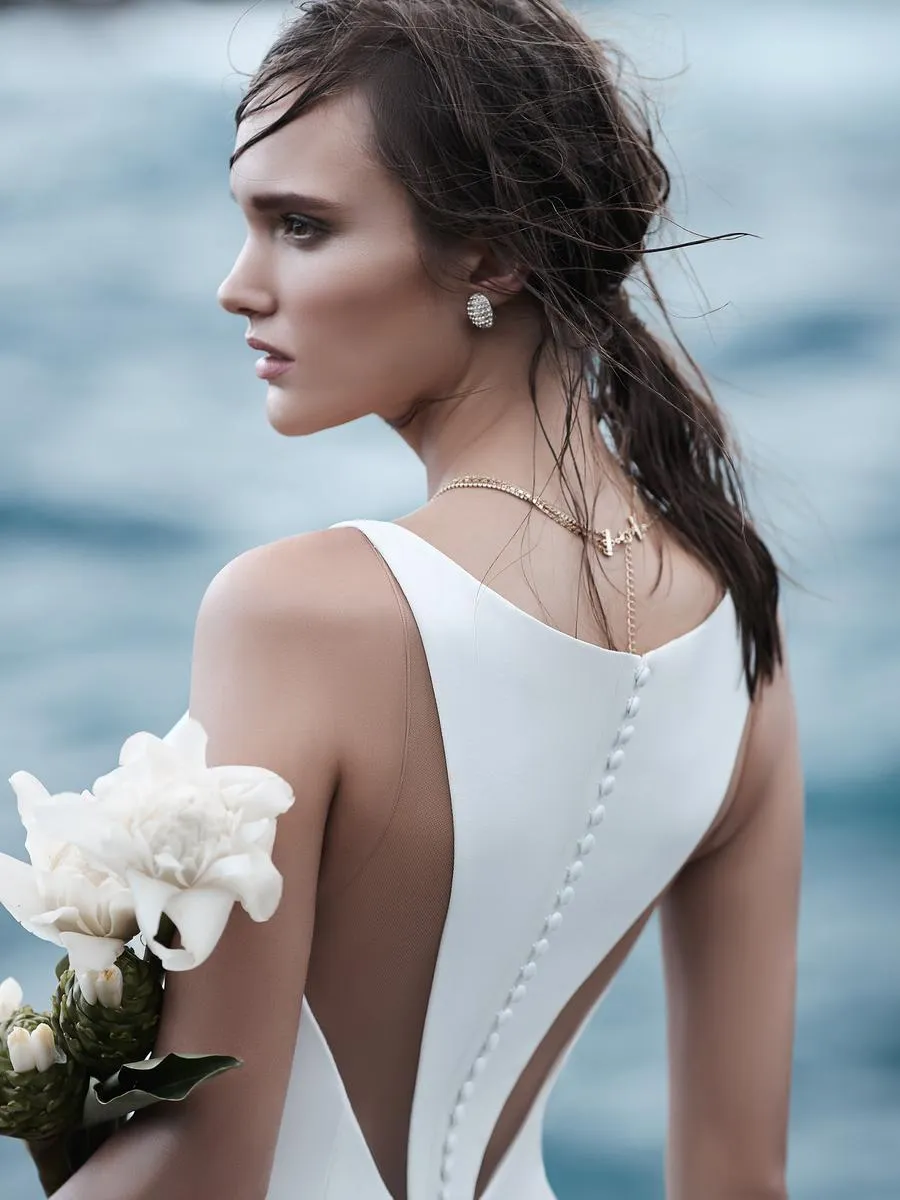 Dress 513: Sottero and Midgley "Anthony" waist 32