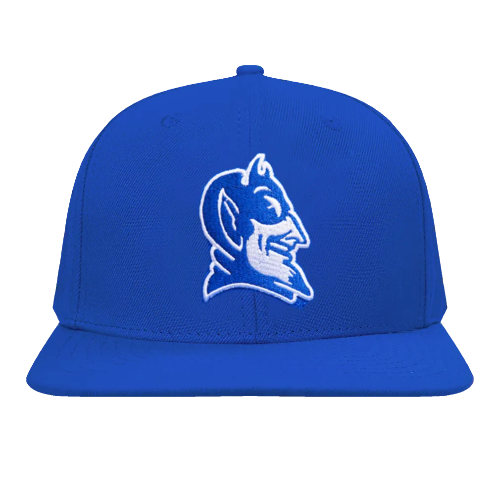 DUKE UNIVERSITY CLASSIC UNISEX PRIMARY LOGO WOOL SNAPBACK HAT (ROYAL BLUE)
