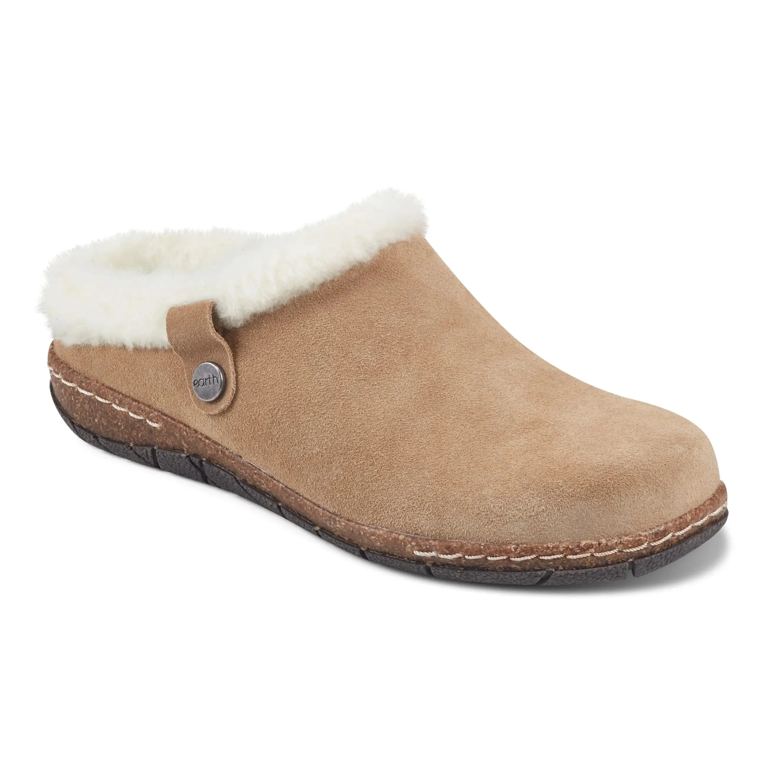 Elena Cold Weather Round Toe Casual Slip-on Clogs