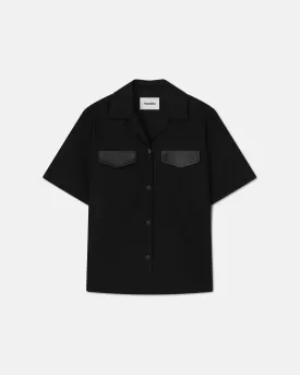 Emina - Sale Short-Sleeve Shirt - Off Black
