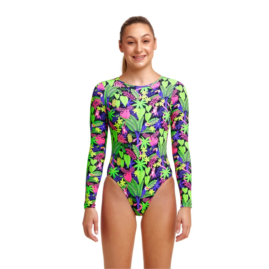 Funkita Girls Long Shot One Piece FKS060G - Sloth Slumber