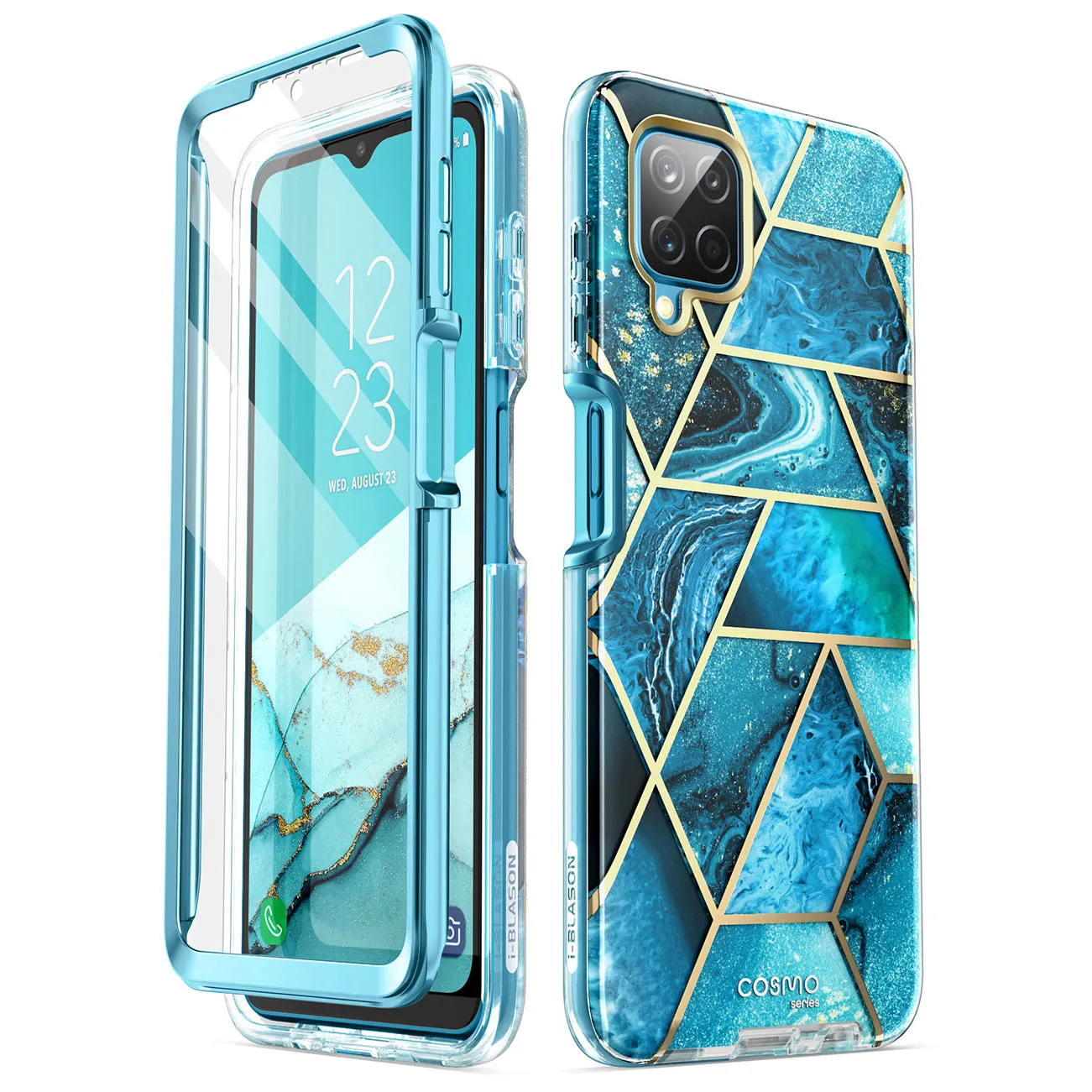 Galaxy A12 Cosmo Case - Ocean Blue