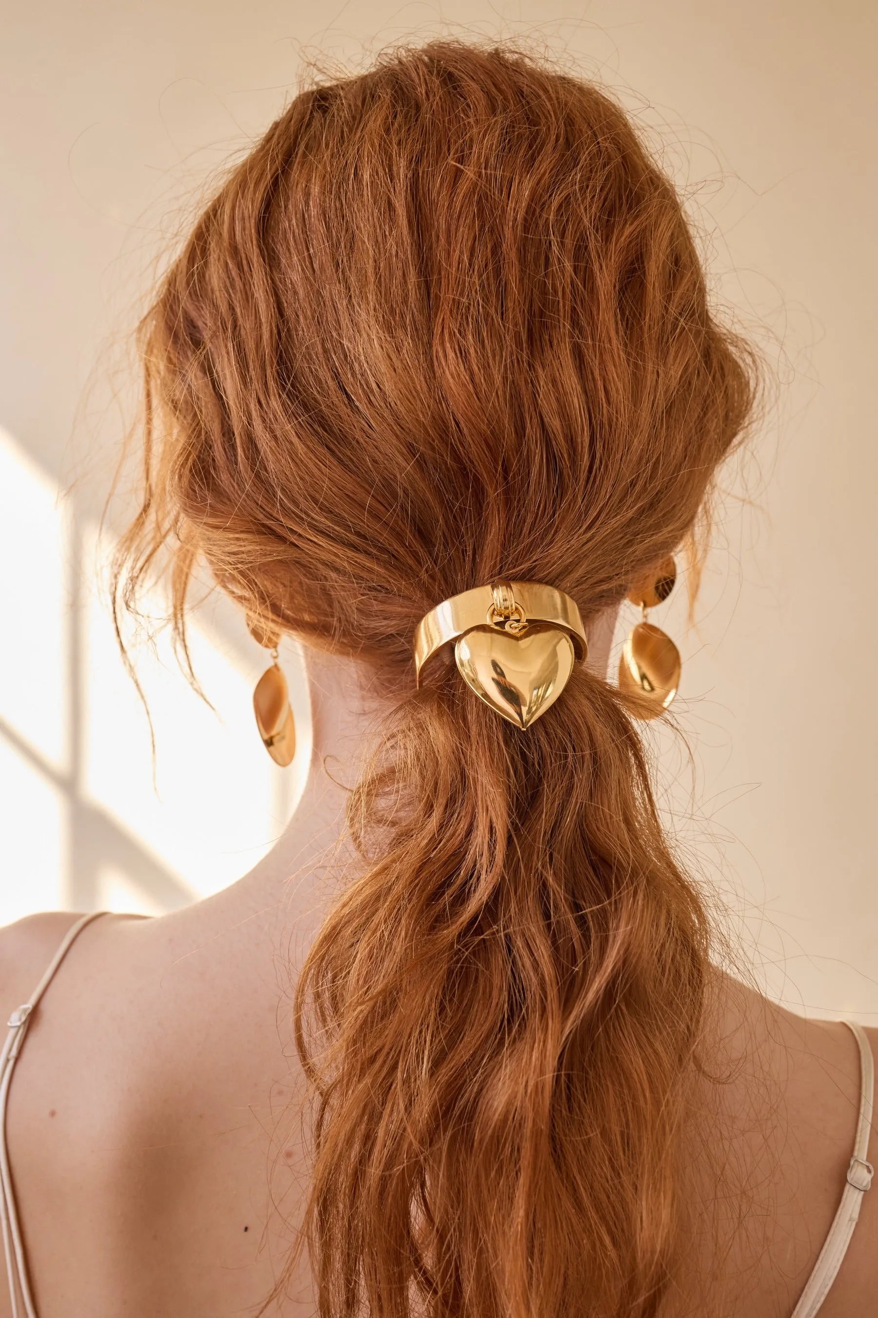 Gigi Heart Pony Cuff