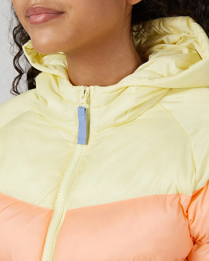 GIRLS' HOODED PUFFER JACKET