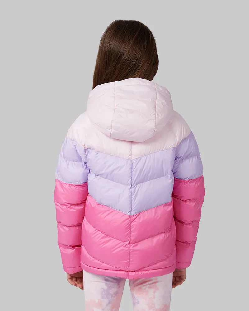 GIRLS' HOODED PUFFER JACKET