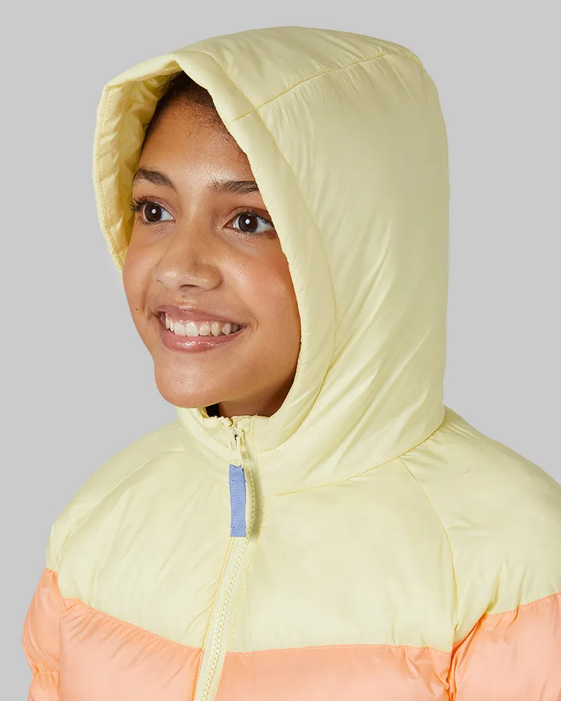 GIRLS' HOODED PUFFER JACKET